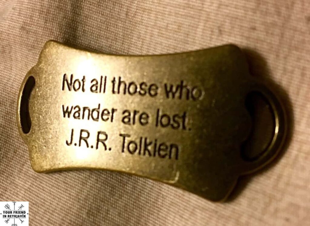 Not all who wander are lost jewelry quote by Tolkien