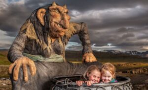 The troll Grýla is the mother of the 13 Santa clauses of Iceland